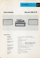 Dual Party-1008-AV26-Service-Manual